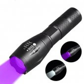 Valkyrie Çift Fonksiyonlu Ultraviyole Mor Işık ve XML-T6 El Feneri Dual Mode 2000 Lümens - 1
