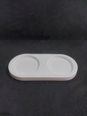 İkili Oval Tabak 19x9cm - 1
