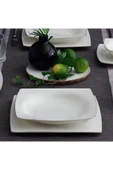 Carolıne 85 Parça Kare Bone Yemek Takımı - 220 thumbnail 2