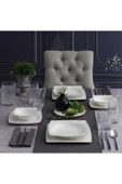 Carolıne 85 Parça Kare Bone Yemek Takımı - 220 thumbnail 1