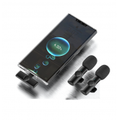 Deyatech Android Uyumlu Wirelles K9 Mikrofonu Cep Telefonu İçin Yaka Mikrofonu - 2