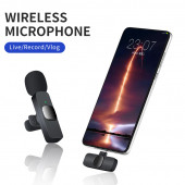 Deyatech İos/Apple Uyumlu Wirelles K9 Mikrofonu Cep Telefonu İçin Yaka Mikrofonu - 2