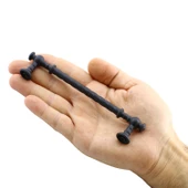 Burgu Mobilya Mutfak Dolabı Çekmece Dolap Kapak Kulpu Kulpları Kulbu (128 MM-12.8 CM) Mat Siyah Kulp thumbnail 3