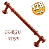 Burgu Mobilya Mutfak Dolabı Çekmece Dolap Kulpu Kulpları Kulbu Rose (128 MM-12.8 CM) Metal Kulp - 1