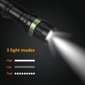 Valkyrie Cree Q5 Uzun Menzil El Feneri - Zoom - AAA Destekli - 8