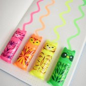 Maped Mini Cute Fosforlu Kalem 4lü Blister - 3