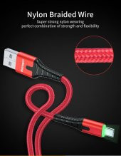 Essager 3A Usb Type-C Ledli Kablo 100Cm - 3
