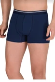 BERRAK 1097 ERKEK LİKRALI DÜZ BOXER 6 ADET  BEYAZ 2XL - 4