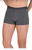 BERRAK 1097 ERKEK LİKRALI DÜZ BOXER 6 ADET  BEYAZ 2XL - 3