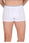 BERRAK 1097 ERKEK LİKRALI DÜZ BOXER 6 ADET  L LACİVERT - 1