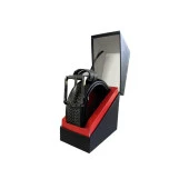 Fossil Gri Deri Desenli Suni Deri 4 cm Erkek Kemeri-130cm thumbnail 5