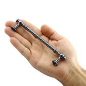Burgu Mobilya Mutfak Dolabı Çekmece Dolap Kulpu Kulpları Kulbu Füme (128 MM-12.8 CM) Metal Kulp - 4