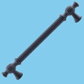 Kesir Mobilya Mutfak Dolabı Çekmece Dolap Kapak Kulpu Kulbu Siyah (128 MM-12.8 CM) Metal Kulpları thumbnail 6