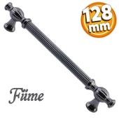 Kesir Mobilya Mutfak Dolabı Çekmece Dolap Kapak Kulpu Kulpları Kulbu Füme 128 Mm-12.8 Cm Metal Kulp thumbnail 1