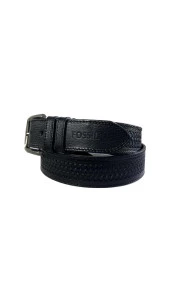 Fossil 4cm Siyah Hakiki Deri Spor Erkek Kemeri -105CM thumbnail 3