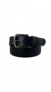 Fossil 4cm Siyah Hakiki Deri Spor Erkek Kemeri-115CM - 2