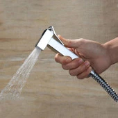 Ara Musluk Filtreli Metal Lüks Tuvalet WC Banyo Klozet Bide Taharet Musluğu Bebek Hayvan Araba Yıkama Musluğu thumbnail 8