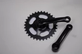 BMX BİSİKLET 32 T AYNAKOL KÖŞELİ MODEL SİYAH RENK BMX ORTA DİŞLİ - 2