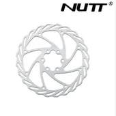 NUTT 160 mm 6 vida bisiklet disk fren rotor ayna SHIMANO UYUMLU thumbnail 4