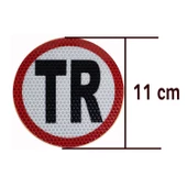 Reflektörlü Fosforlu Bant Tır Kamyon Dorse Arkası Hız Yazısı 11cm - 11