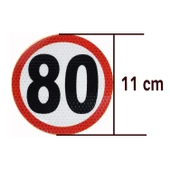 Reflektörlü Fosforlu Bant Tır Kamyon Dorse Arkası Hız Yazısı 11cm - 9
