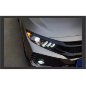 CIVIC FC5 2016-2021 IÇIN UYUMLU ANIMASYONLU MUSTANG DIZAYN LED FAR TAKIMI - 2