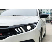CIVIC FC5 2016-2021 IÇIN UYUMLU ANIMASYONLU MUSTANG DIZAYN LED FAR TAKIMI - 3