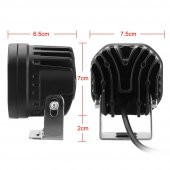 Off-road sis lambası 4 led 12-32V 40W -set Beyaz / LASS284-2 - 2