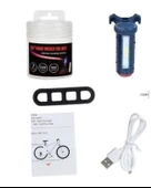 XBYC 6162 Cakar 360 derece 3 renk LED uyarı Arka ışığı BİSİKLET STOP - 7