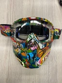 TEX710 JET MASKE BİSİKLET-MOTORSİKLET-KAYAK ÇOK AMAÇLI MASKE GÖZLÜK - 8