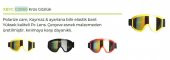 KROSS LÜX GÖZLÜK TEX G2860L  CROSS GÖZLÜK BİSİKLET -KAYAK GÖZLÜK - 3