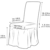 altın kelebek ( evory)bürümcük etekli sandalye kılıfı 2 li pk mavi - 2