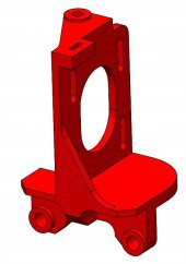 Ender 3 V2, Metal Ekstruder Tek Sürücü İçin Doğrudan Sürücü Adaptörü Plastik Aparat - 2