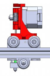 Ender 3 V2, Metal Ekstruder Tek Sürücü İçin Doğrudan Sürücü Adaptörü Plastik Aparat - 4