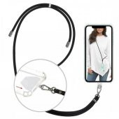 İnfinix Hot 10T İp Askılı Şeffaf Silikon Kılıf Lila thumbnail 4