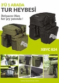 XBYC 824 FORTE GT 824 BİSİKLET TUR HEYBESİ 60 LT.YEŞİL RENK - 2