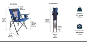 Gci Outdoor Comfort Pro Chair™ Katlanır Kamp Sandalyesi GRİ-MELANJ - 5