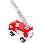 Dolu 7022 Oyuncak İtfaiye Kamyonu Pencereli 38 cm Çocuk İtfaiye Aracı - 6