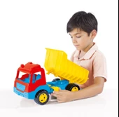 Dolu 7123 Oyuncak Damperli Kamyon Pencereli 38 cm Çocuk Kamyonu - 2