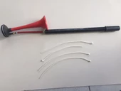Bisiklet Havalı Kamyon Korna Takımı Pompa+Korna+Kelepçe seti - 2