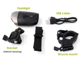 Forte GT 300 lümen Bisiklet Ön Işık Kask ve Gidon Farı Xbyc 6126 - 4
