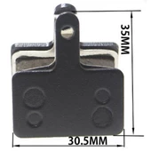 Shimano Organik Hidrolik Disk Fren Balatası B05S Bisiklet disk balatası orjinal thumbnail 2