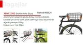 Alüminyum Bisiklet Arka Bagaj Sepetli Model Bisiklet Arka Bagajı - 2