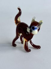 El Yapımı Murano Cam Kedi Biblo A25-03 - 3