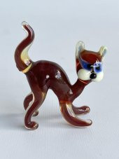 El Yapımı Murano Cam Kedi Biblo A25-03 - 4