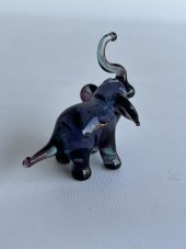 El Yapımı Murano Cam Fil Biblo A26-02 thumbnail 4