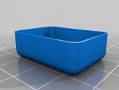 Küçük Tek Kare Tepsi Plastik Aparat - 1