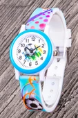 Çocuk Saati - Yumuşak Etli Silikon Kordon Öğretici Rakamlı Kadran - Kız Erkek Çocuk Kol Saati ST-304339 - 1