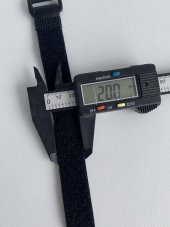 Lipo Pil Tutucu Cırt Bant 20x200mm (Siyah) - 4