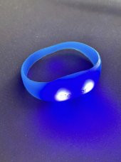 Sese Duyarlı Led Işıklı Silikon Bileklik - 3